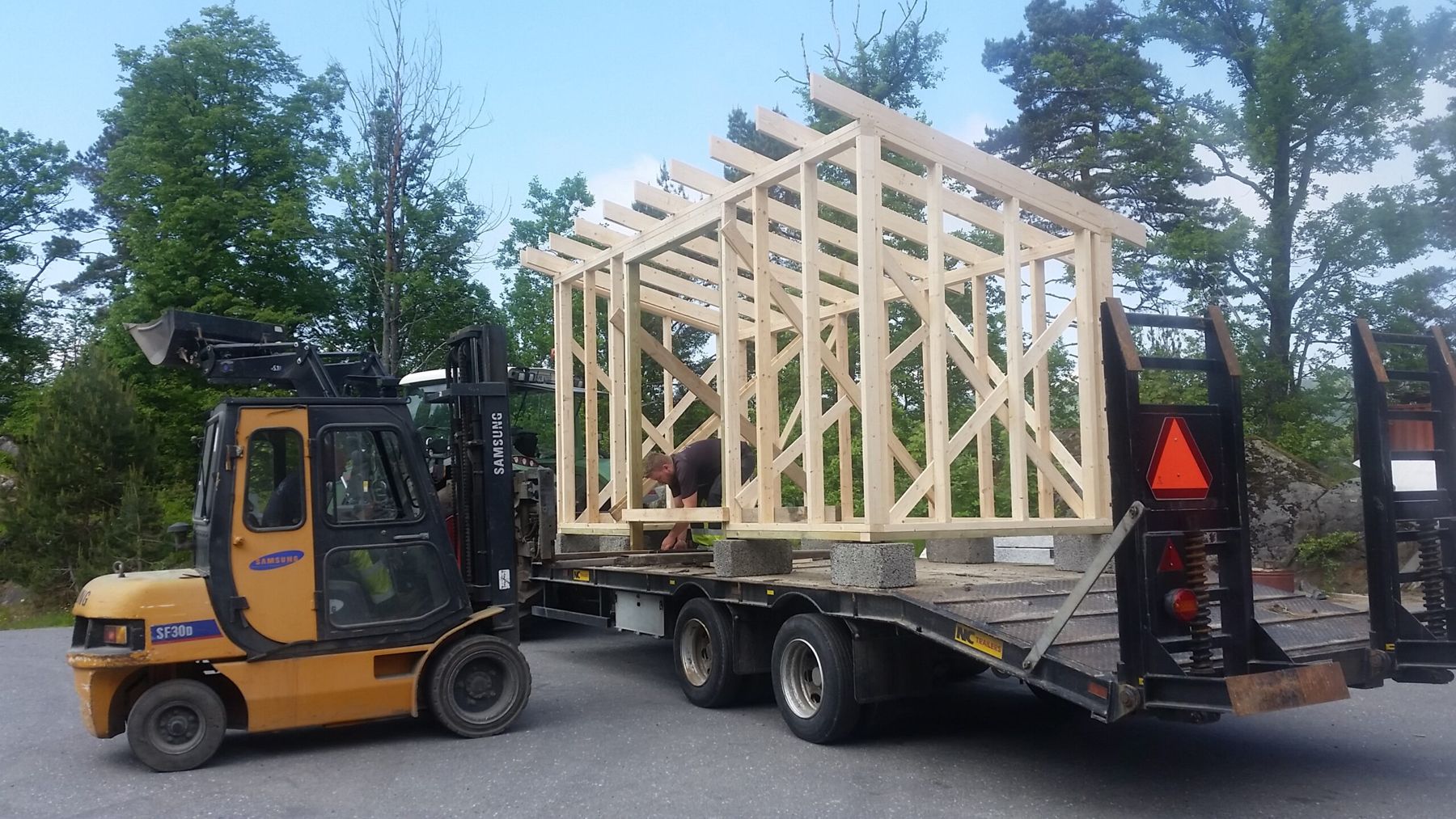 Reisverk til bod klart for transport